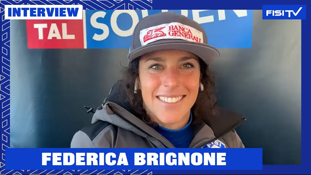 Federica Brignone commenta il secondo posto nel gigante di Soelden | FISI TV