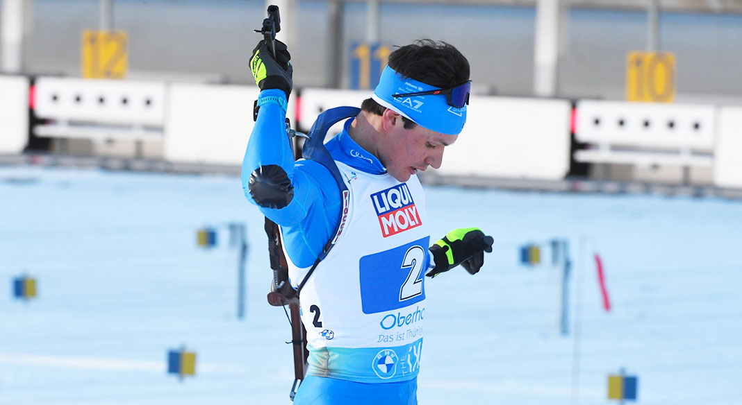 Quaterna norvegese nella sprint maschile di Oberhof. Johannes Boe domina,  Giacomel 17° - FISI