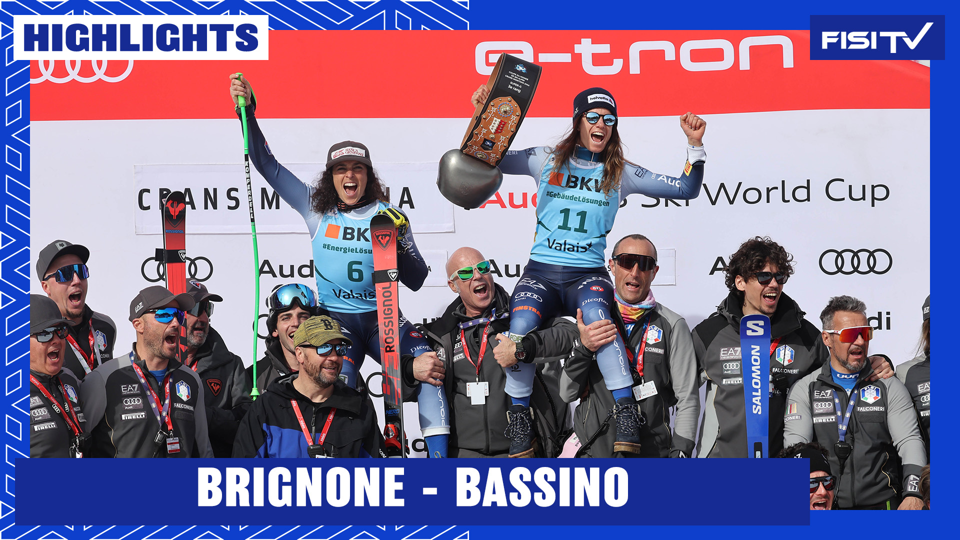 Brignone e Bassino ancora sul podio a Crans Montana | FISI TV