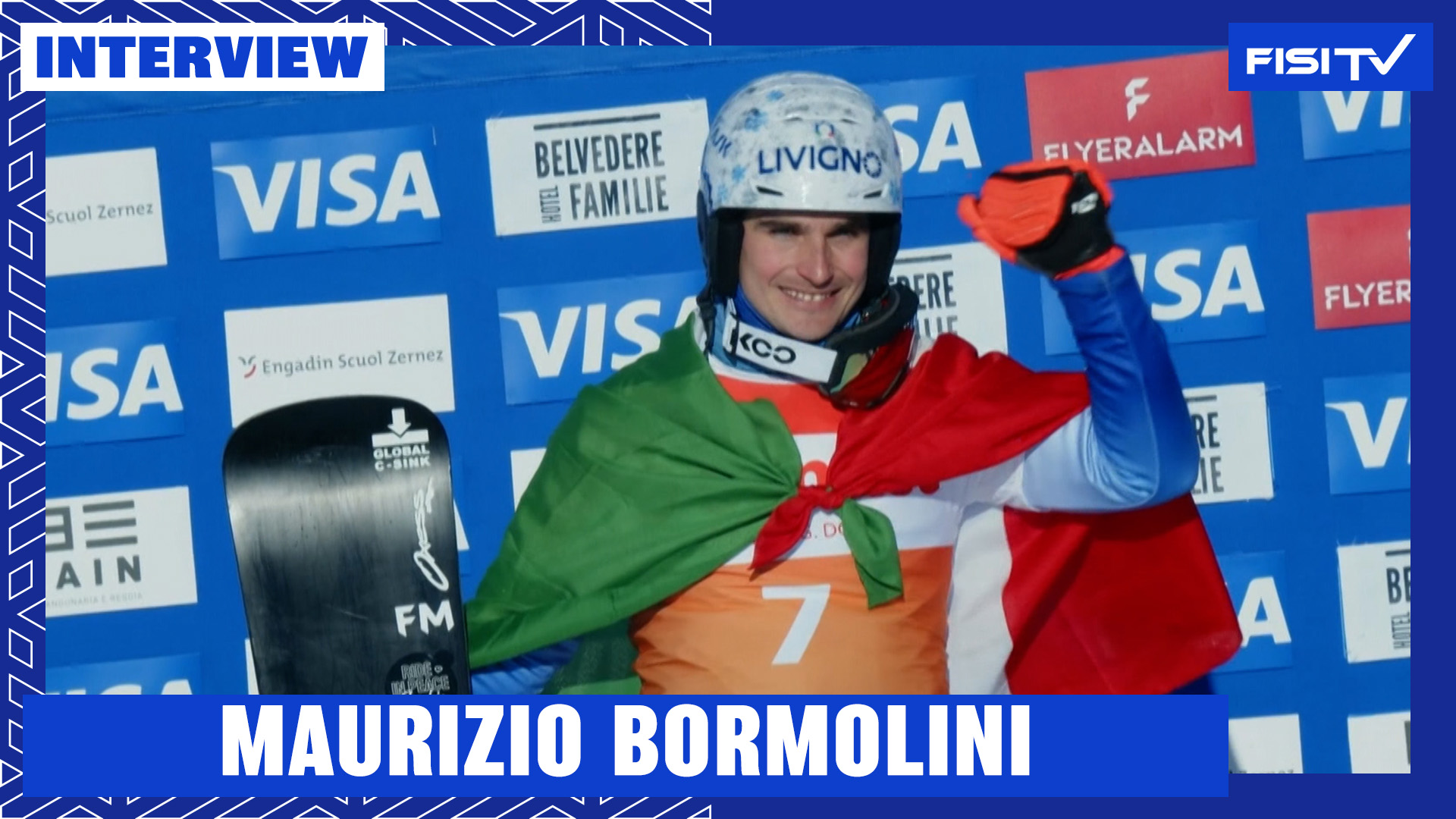 Maurizio Bormolini | “Dedico la vittoria al mio fan club” | FISI TV