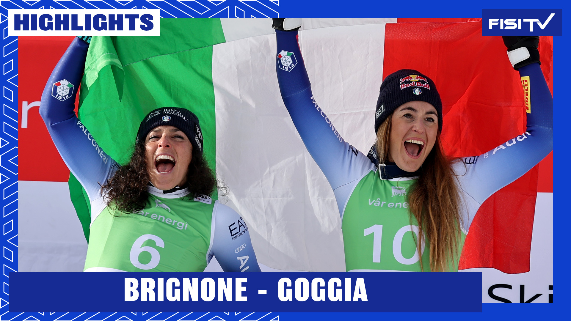 Brignone trionfa anche a Kvitfjell. Sul podio è festa doppia con Goggia | FISI TV