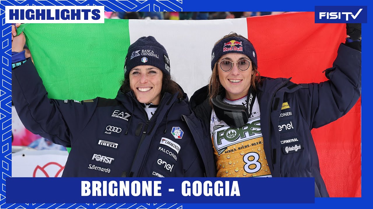 Ancora la magica coppia! Goggia e Brignone sul podio in superG a La Thuile | FISI TV