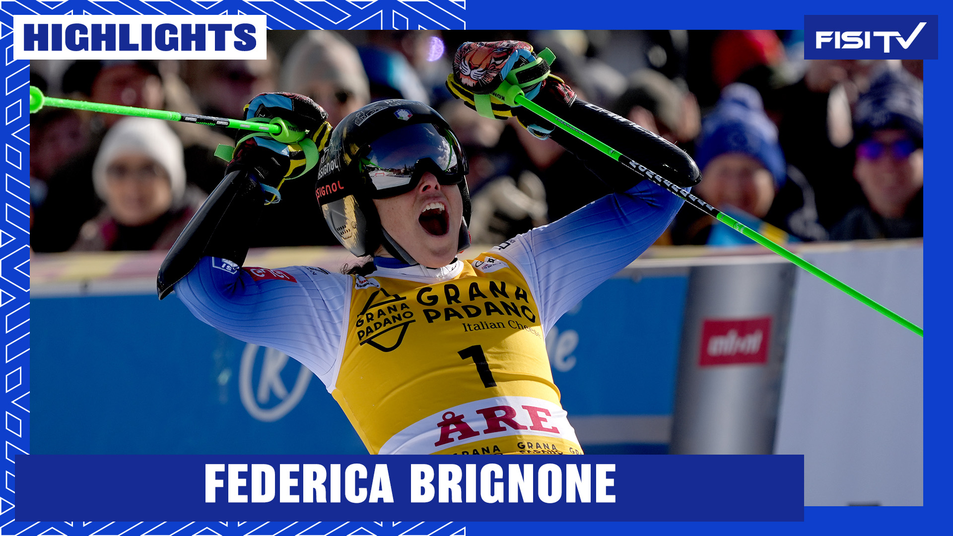 Federica sei imbattibile! Brignone firma un altro capolavoro ad Are | FISI TV