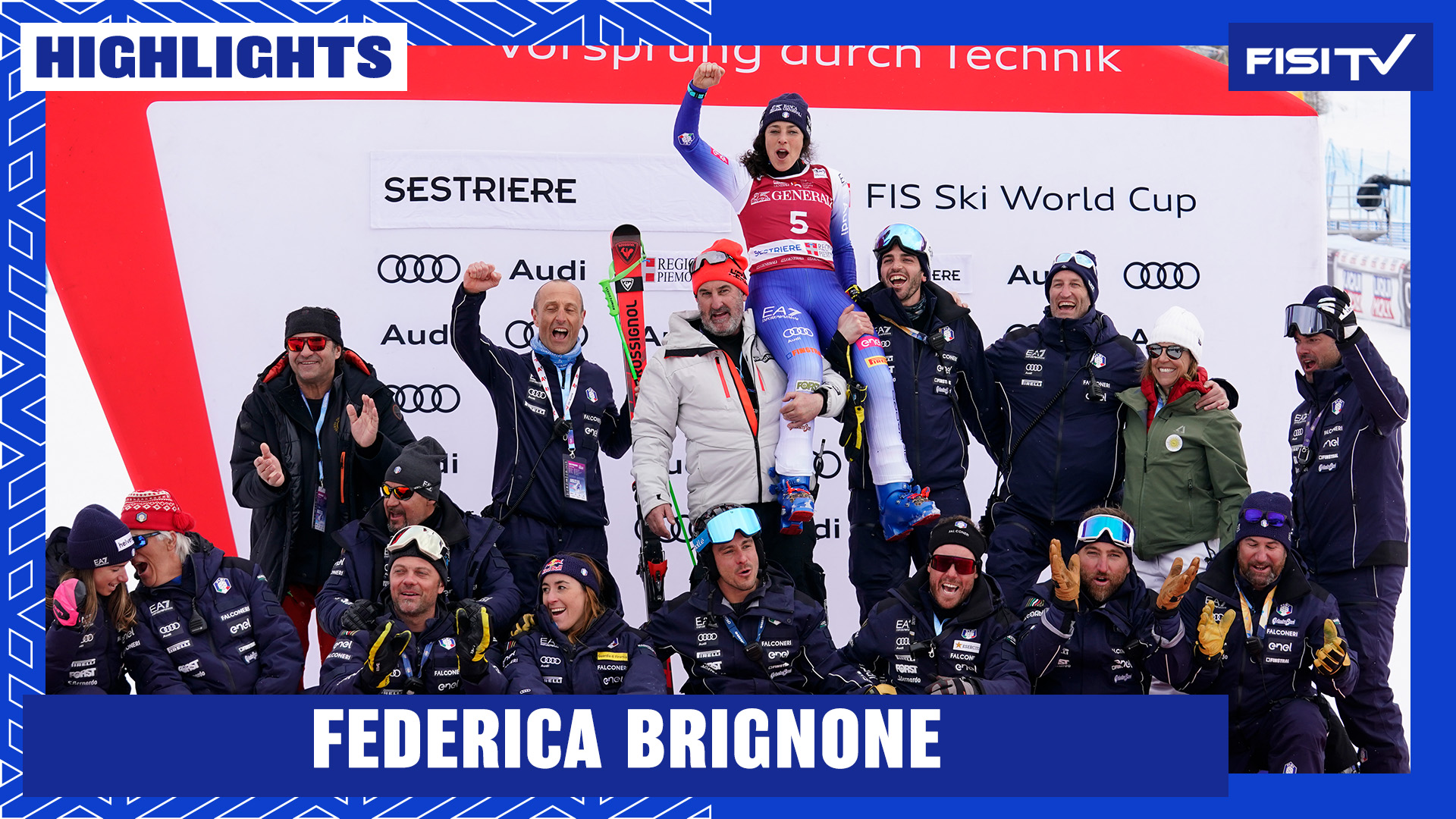 Brignone concede il bis al Sestriere, Goggia rimonta e sfiora il podio | FISI TV