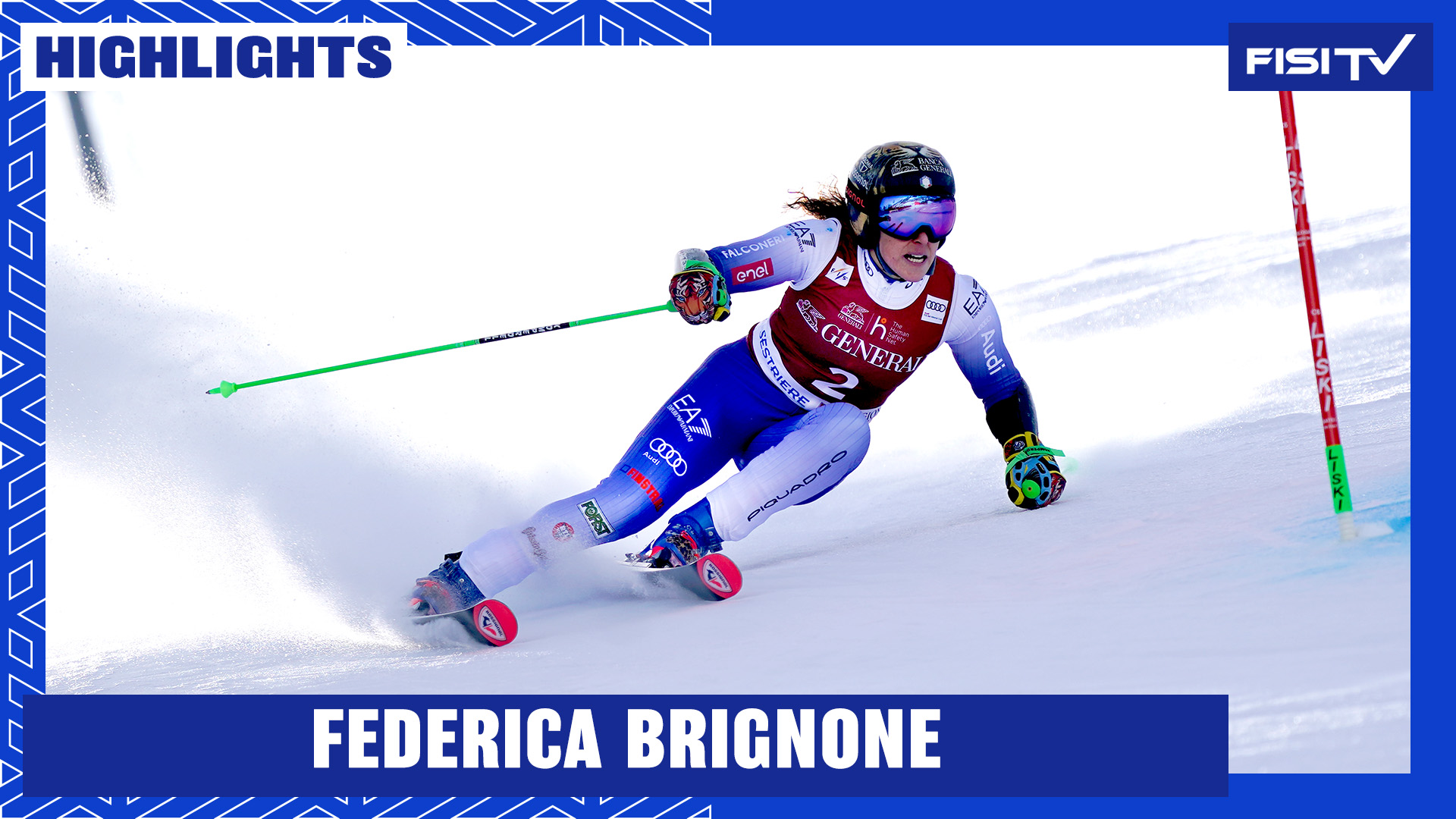 Vince ancora Federica! Capolavoro al Sestriere di Brignone | FISI TV