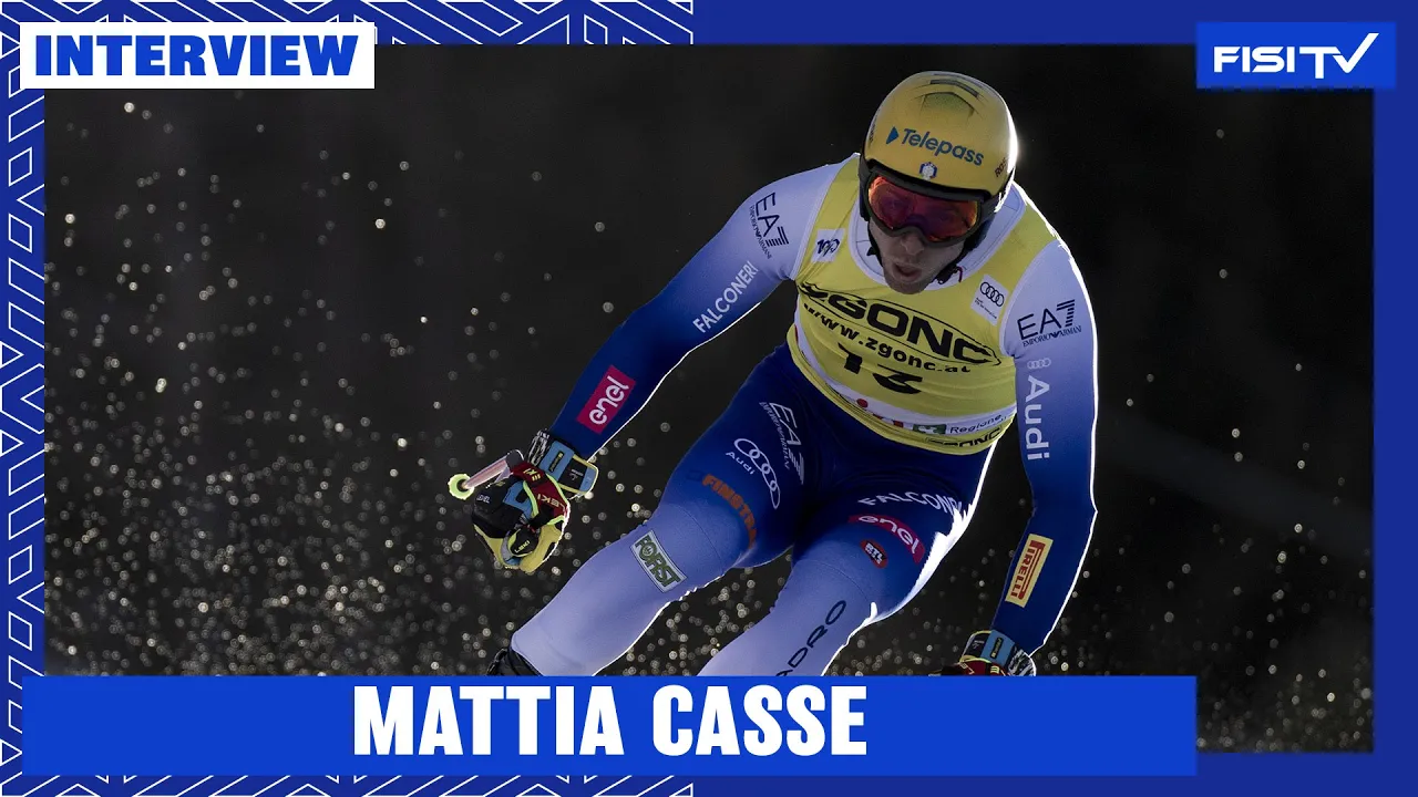 Mattia Casse | “Bravo a tenere duro e portare a casa un ottimo risultato” | FISI TV