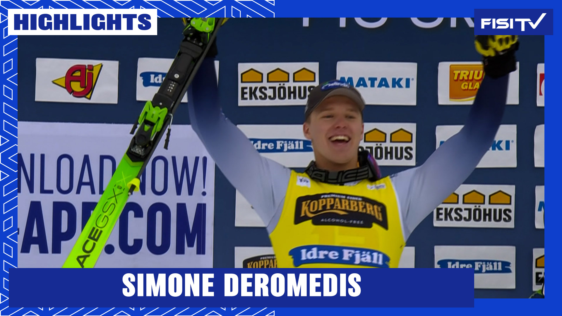Incredibile rimonta di Simone Deromedis a Idre Fjall | FISI TV