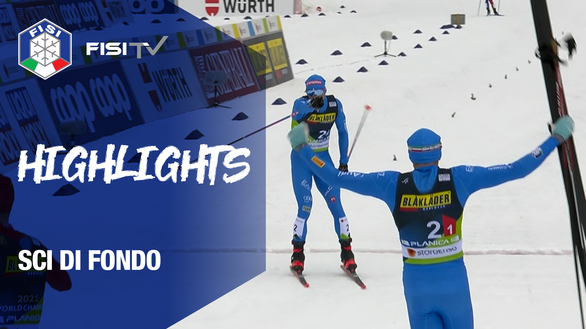 Pellegrino e De Fabiani sono d’argento nella Team Sprint dei Mondiali | FISI TV