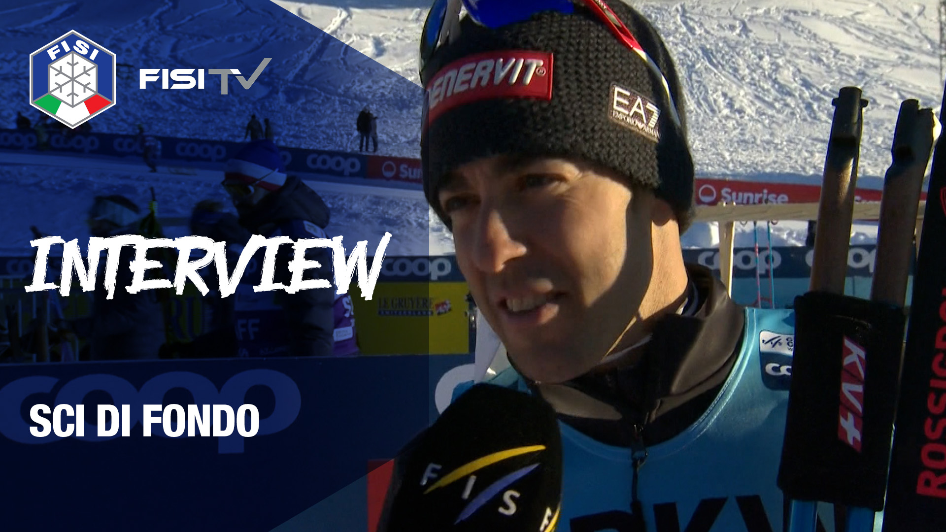 Tutta la gioia di Federico Pellegrino per la vittoria nella sprint di Davos | FISI TV